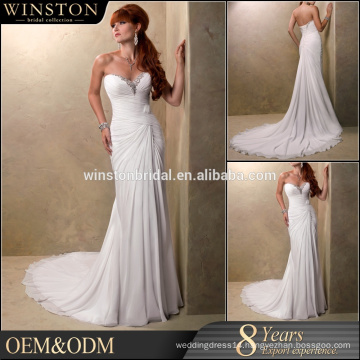 New Fashionable Special Design chiffon dress country western wedding dresses